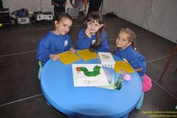 Lección escolar en el pregón de San Roque (Foto TF)